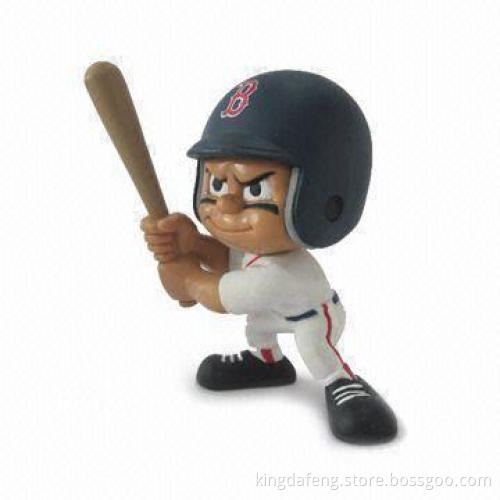 Baseball Player with Fixed Hands and Legs with 7.1cm Height, Made of PVC
